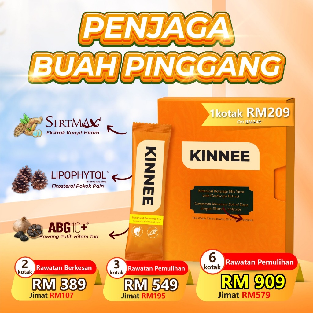 Ready Stok) Kinnee | Suplemen Kawalan Tekanan Darah | Kadar Kolesterol & Bacaan Gula |…