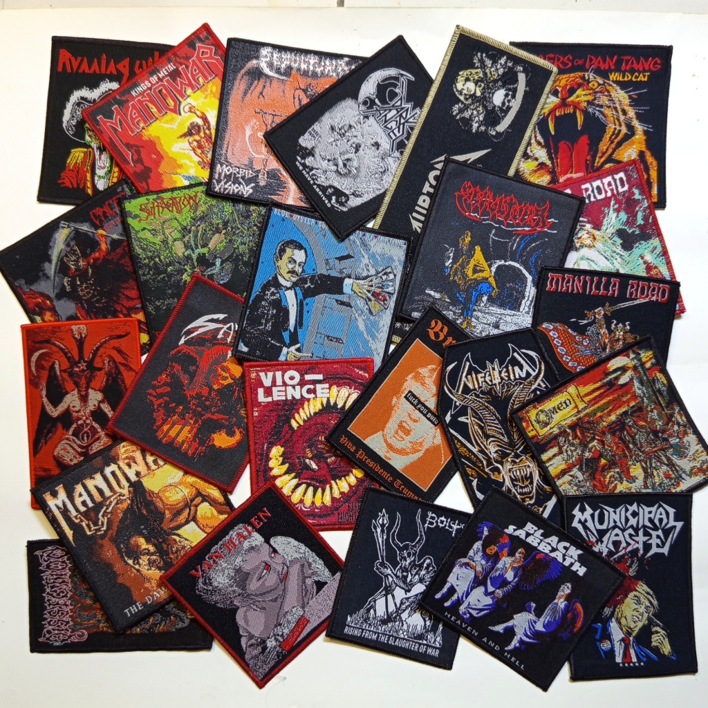 Rare Woven Patch [Limited Stock] Jacket and Vest Accessories - Metal music merchandise