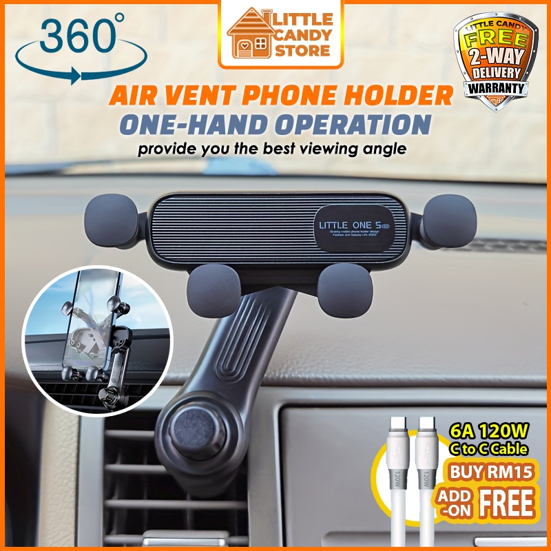 Air Vent Phone Holder Air Outlet Phone Bracket Gravity Phone Stand AirVent GPS Navigation Stand Smartphone Grips Support