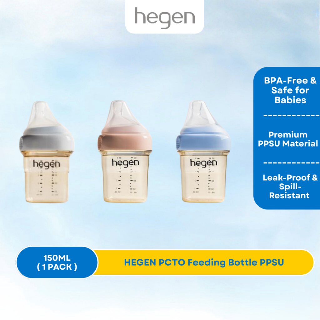HEGEN PCTO Feeding Bottle PPSU, Botol Susu PCTO PPSU 150ml/5oz