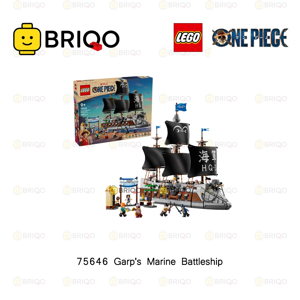 [BRIQO] LEGO ONE PIECE # 75646 - Garp's Marine Battleship