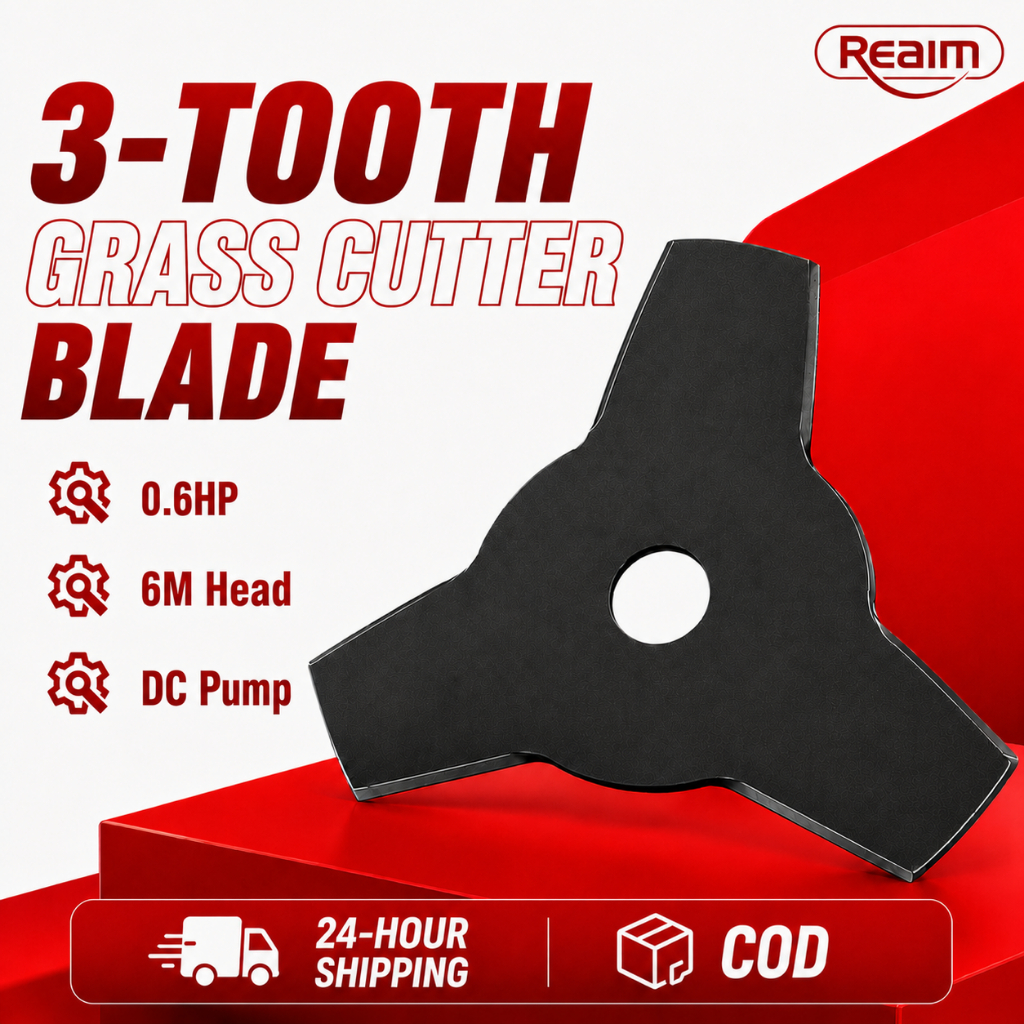 REAIM Grass Cutter Blade Brush Cutter Alloy Blade Grass Trimmer Blades Rumput Mesin Accessorie mesin potong rumput