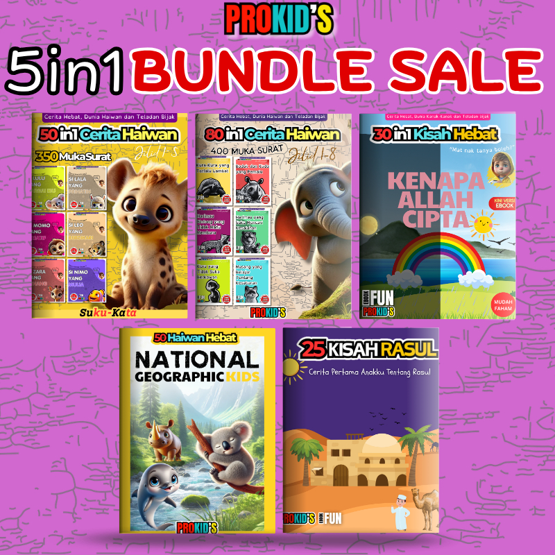 Prokids Bundle 5in1 Cerita Bergambar Versi Ebook