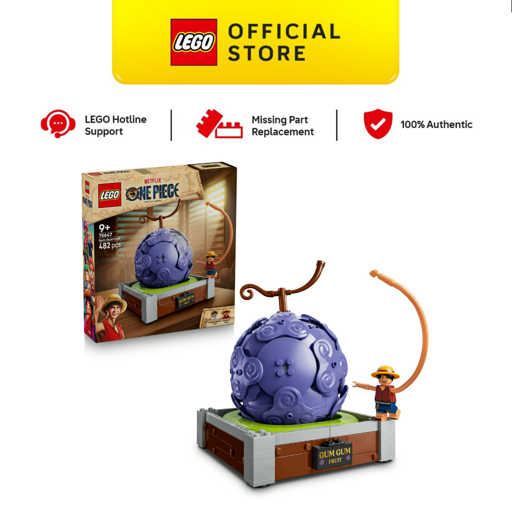 LEGO ONE PIECE 75647 Gum-Gum Fruit (482 Pieces)