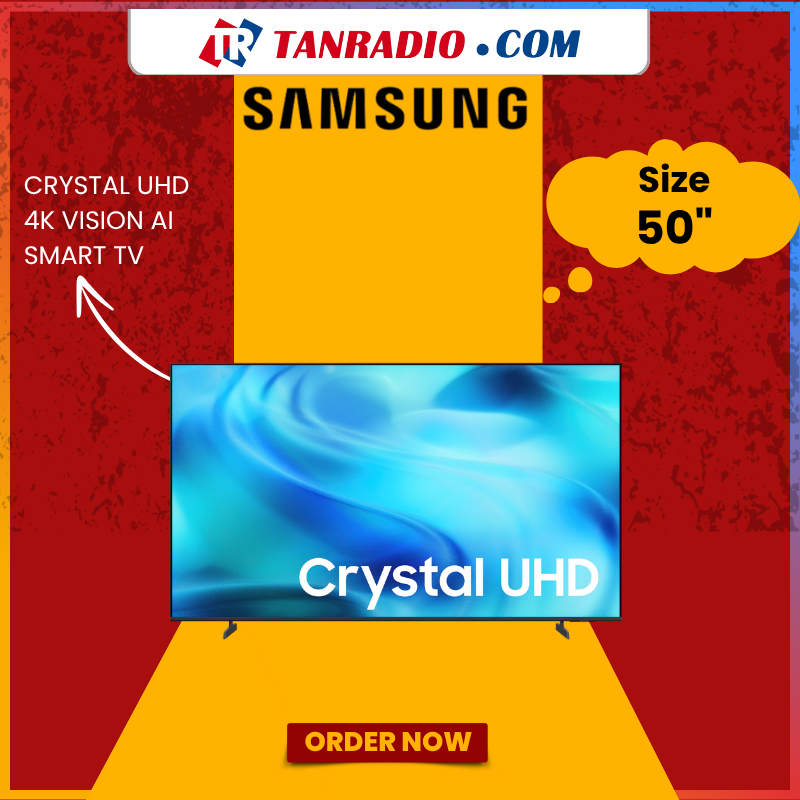 [FREE SHIPPING] Samsung UHD Vision AI 4K Smart TV | 50" 55" 65" | Crystal UHD Dynamic Sound Television