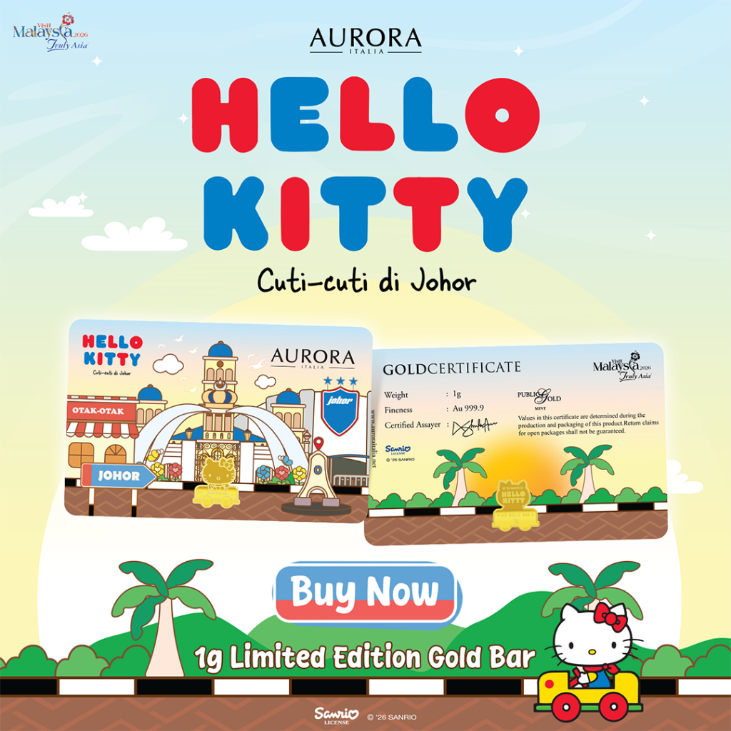 [NEW LAUNCH] SANRIO x AURORA ITALIA (1g) 999.9 Hello Kitty in Johor&hellip;