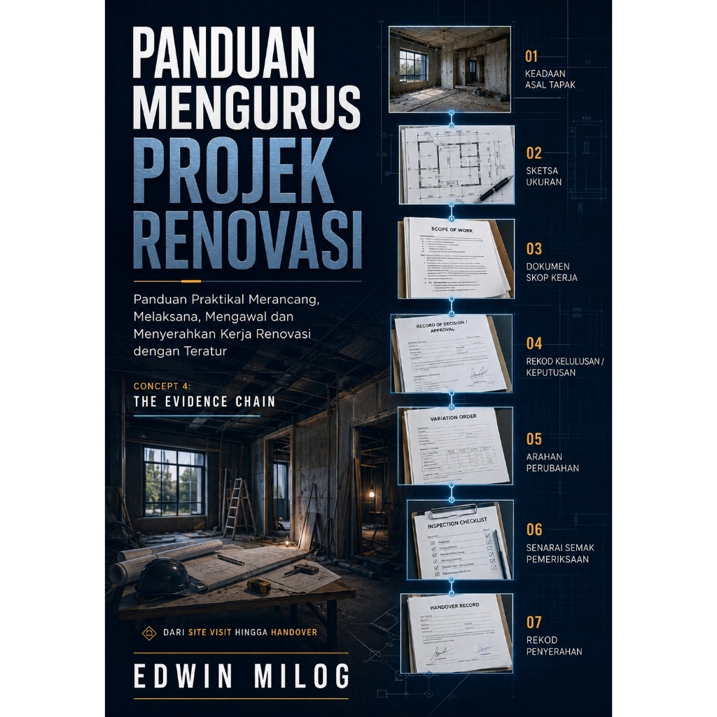 Panduan Mengurus Projek Renovasi (eBook) : Siri Panduan Kontraktor CIDB