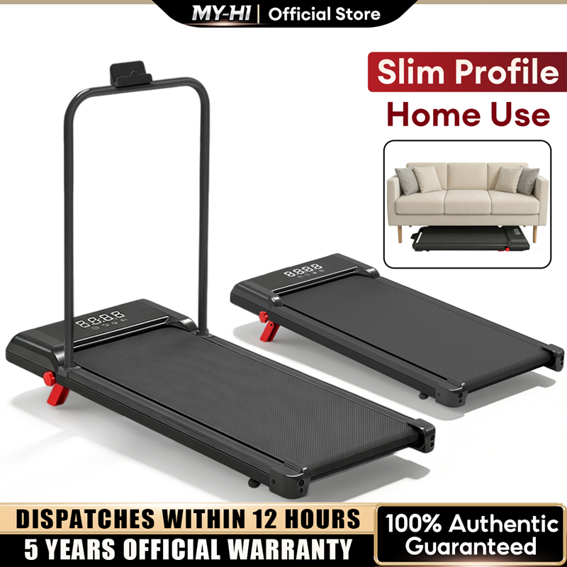 MY-HI Walking pad treadmill incline treadmill walking machine murah foldable portable wheel