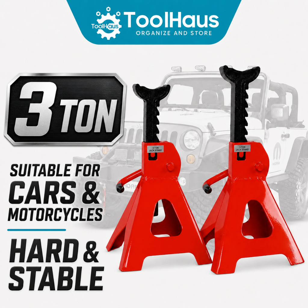 🔥24H Delivery🔥GS OPTIMUS 3 Ton Jack Stand Heavy Duty Car Jack Kereta ( 1 Pair / 2 pcs ) Car Automotive Repair Tools