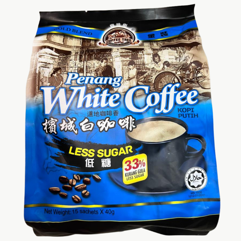 Coffee Tree Less Sugar Gold Blend Penang White Coffee (40g x 15's)