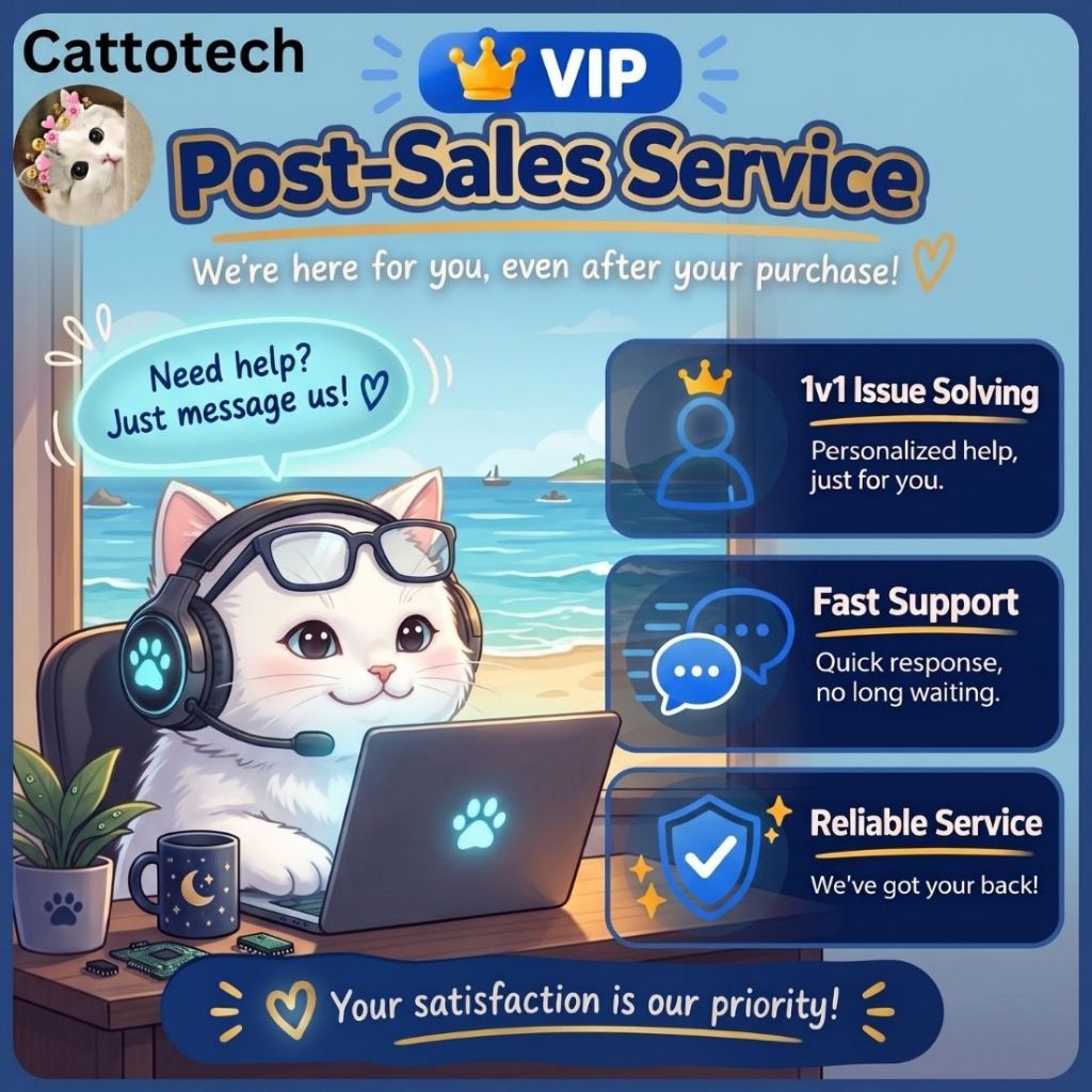 Cattotech Plus After-Care | Hands-On Issue Handling | Prompt & Secure Customer Service