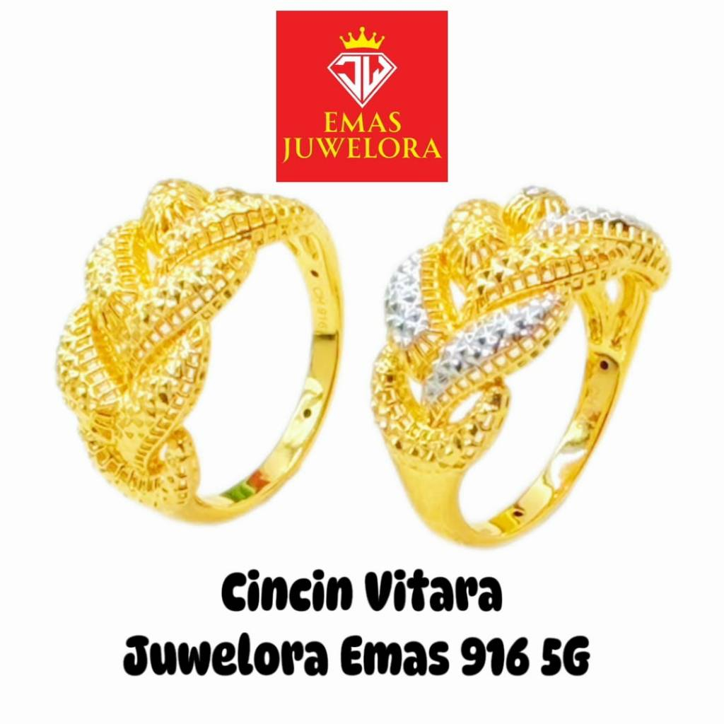 Juwelora Emas 916 3L I Cincin Vitara I Emas 916 #emasbajet #emas916 #emasmalaysia