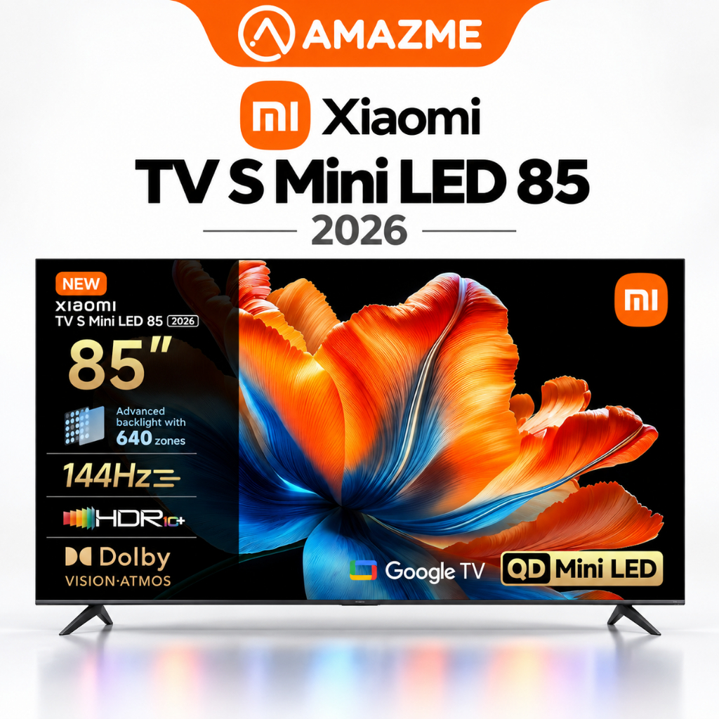 Xiaomi TV S Mini LED 85 2026 - Smart TV LED 4K Android TV UHD HDR High Resolution