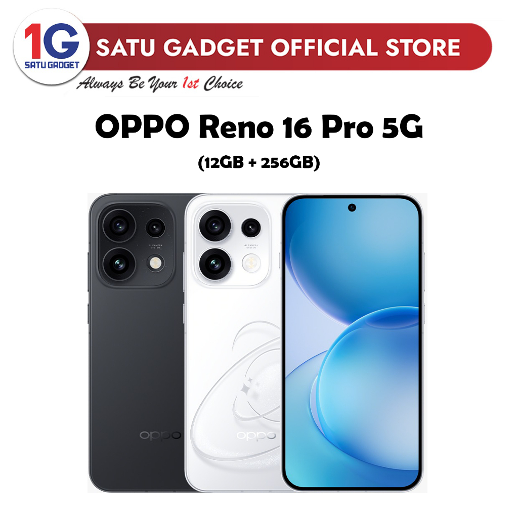 Oppo Reno 16 Pro 5G | 12GB + 256GB – Original Malaysia Set