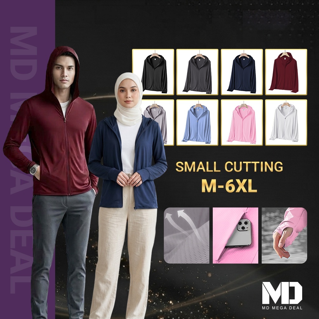 《Mega Deal》UV Sun Protection Jacket Clothing Men Zip Hoodie Long Sleeve Outdoor Clothes Fishing Hiking Jacket Breathable