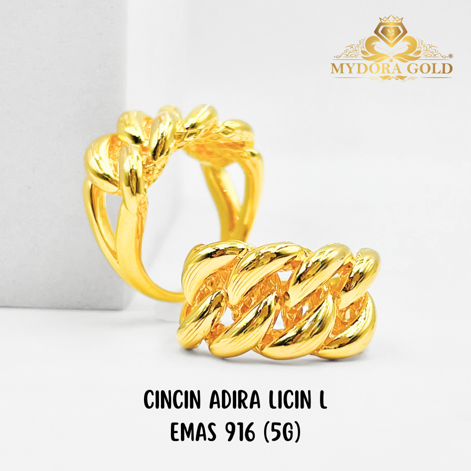 MYDORA Cincin Adira Licin L (5G) l EMAS 916/22K