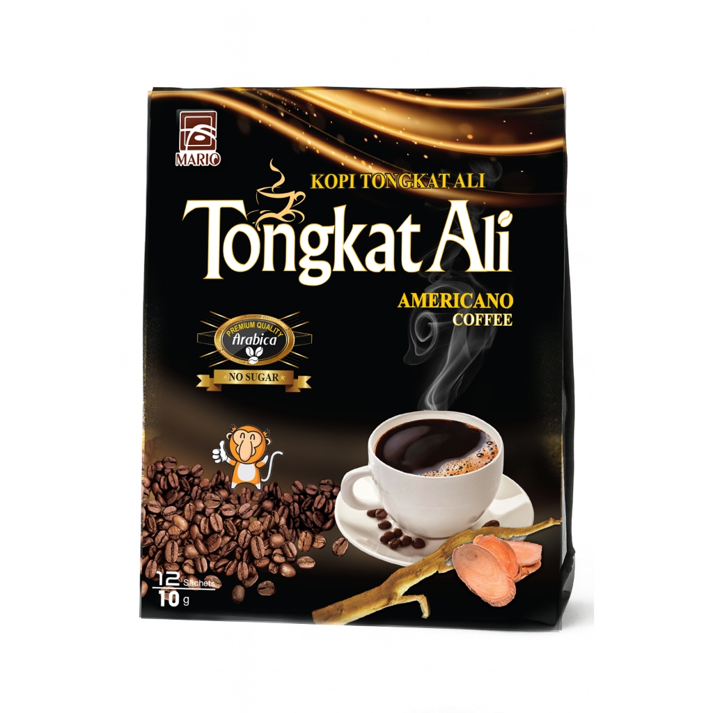 Sabah Tongkat Ali Black Coffee ( SugarFree) 12 sachets  东革阿里纯黑咖啡  Thumbnail: Sabah Tongkat Ali Black Coffee