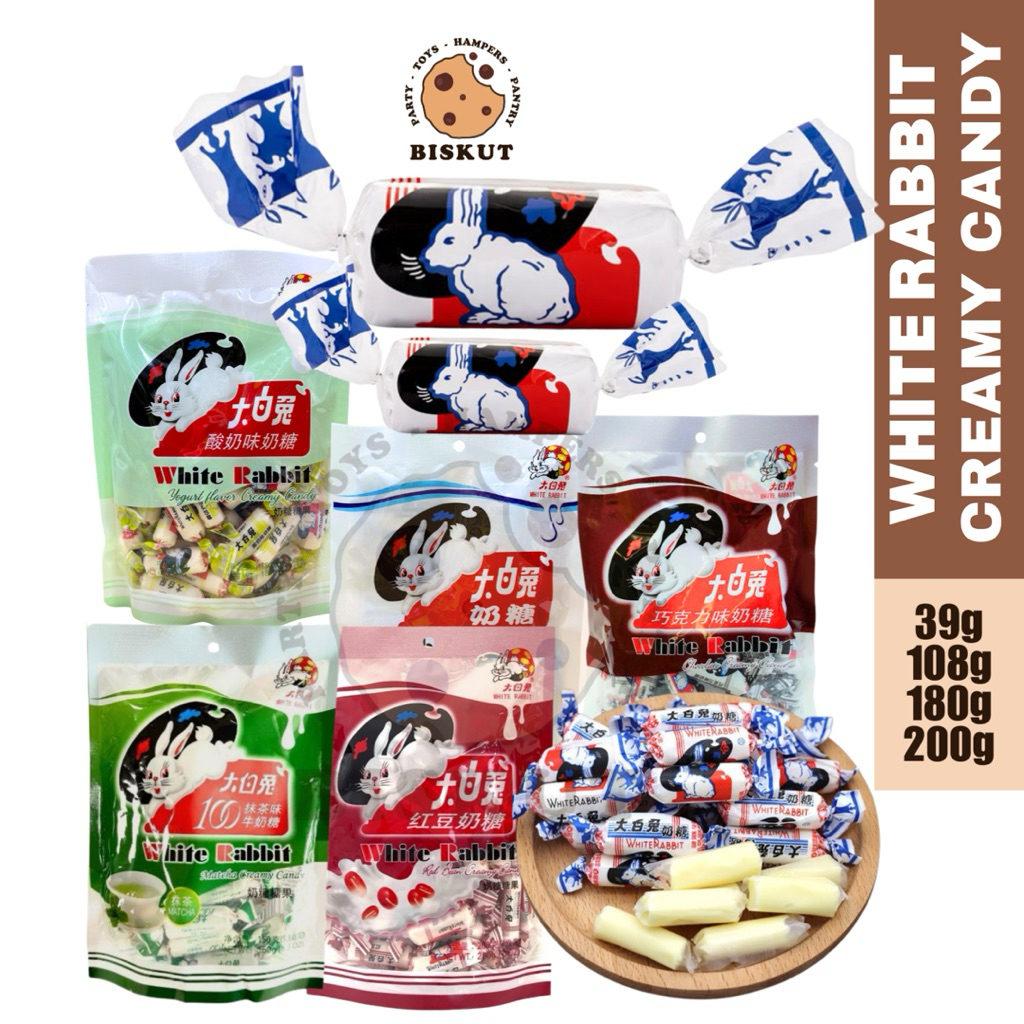 White Rabbit Creamy Candy - Classic & Yogurt Flavor大白兔奶糖
