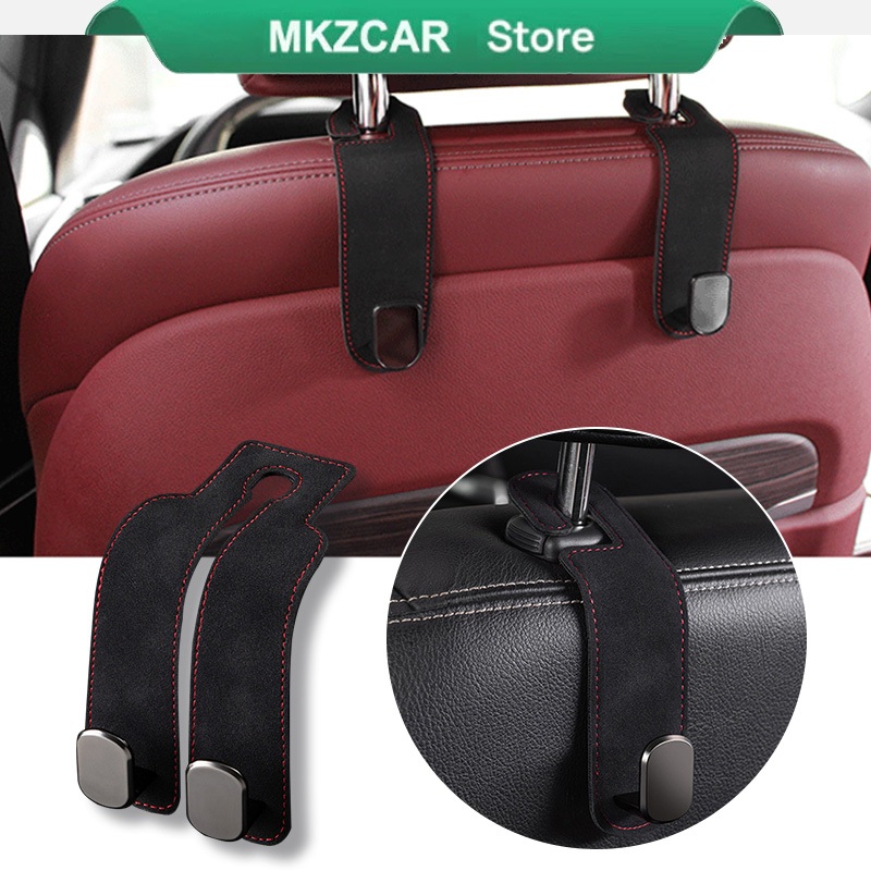 Car Back Seat Headrest Hanger Holder Hooks Multifunction Foldable Hidden Handbag Food Groceries Organizer 車坐椅背挂勾