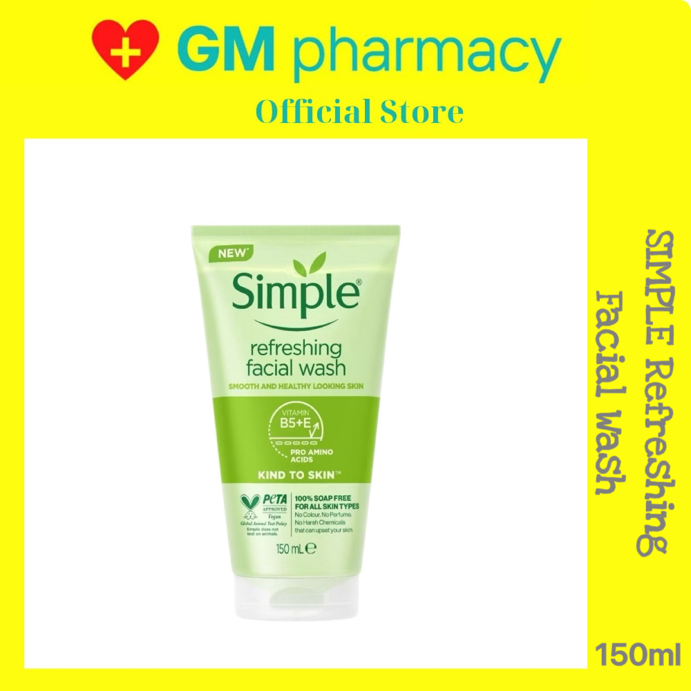 Simple refreshing facial wash 150ml EXP9/26