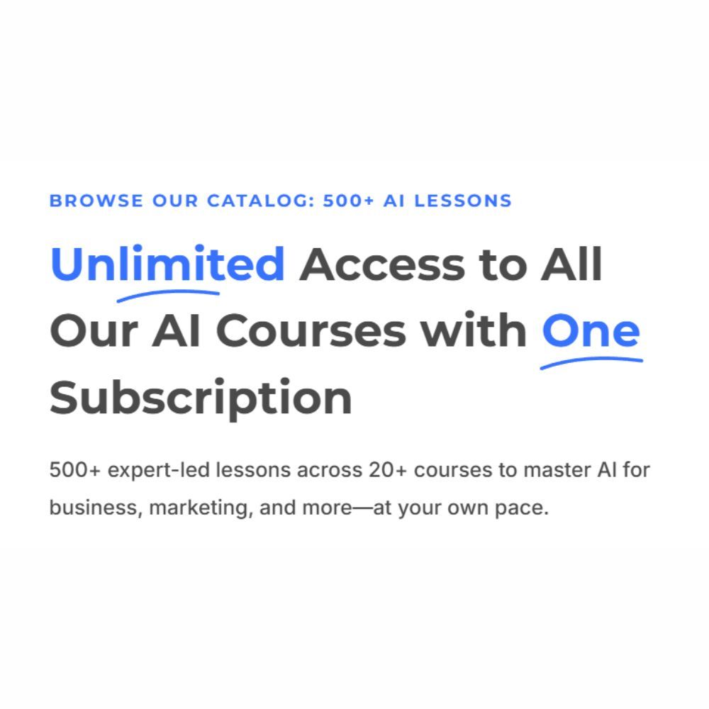 [Video Course] Futurepedia Skill Leap AI – All Courses