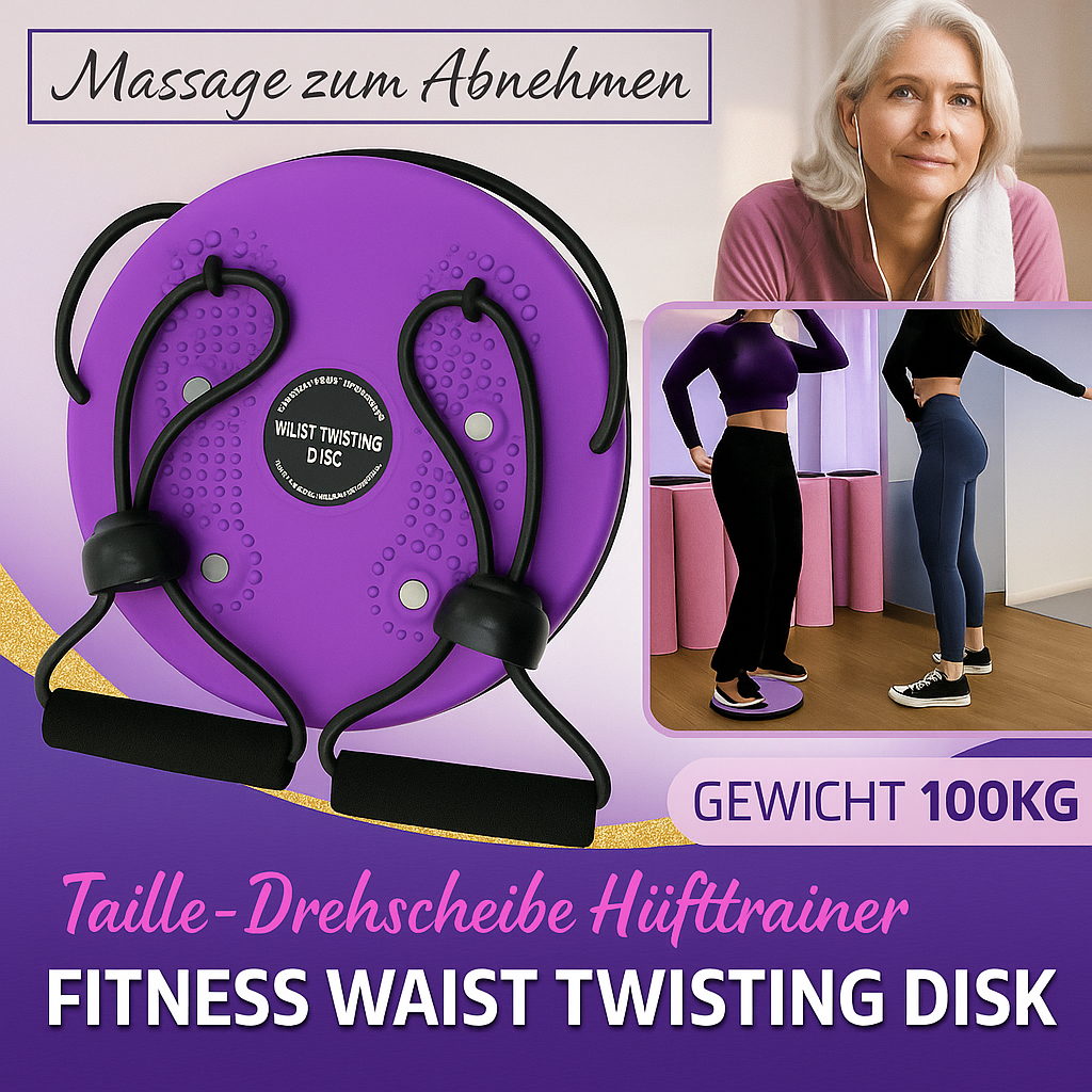 Magnetic Therapy Waist Exercise Twister Home Exercise Fitness Twist Waist Plate Foot Massage Board