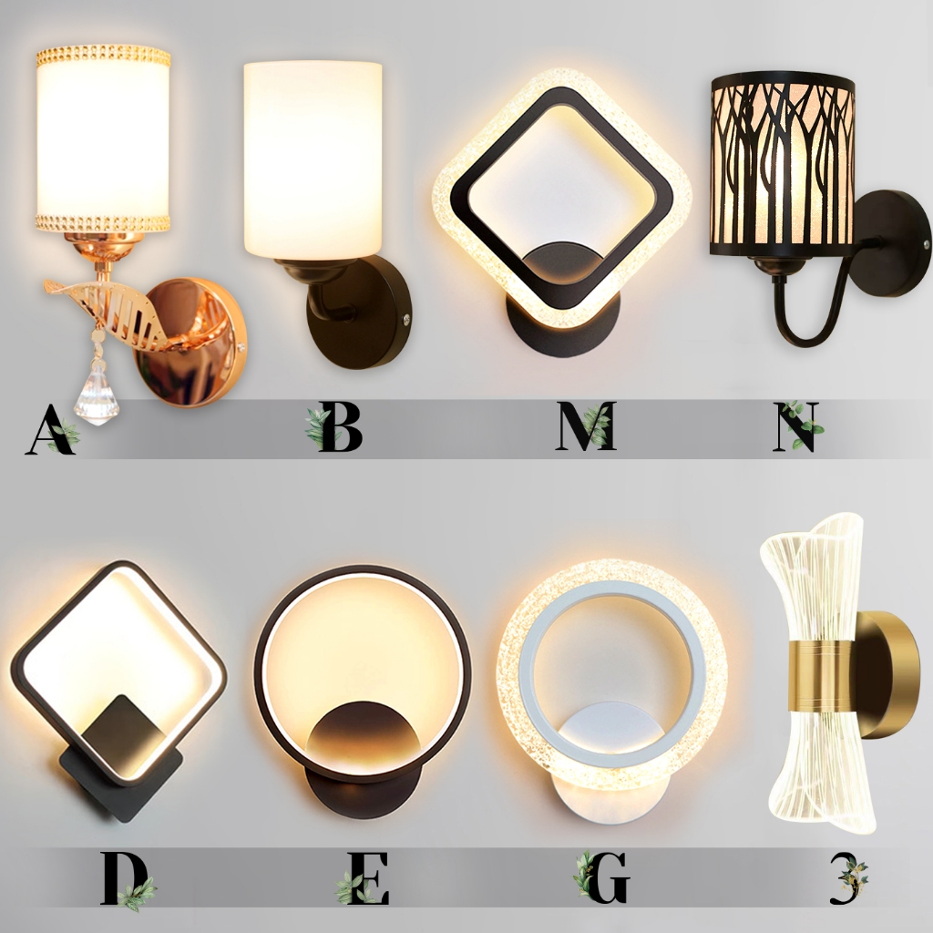 Wall Lamp/ Indoor Wall Light /E27 Lampu Dinding/Lampu Hiasan/Home Decor Lampu Dinding Bilik Tidur