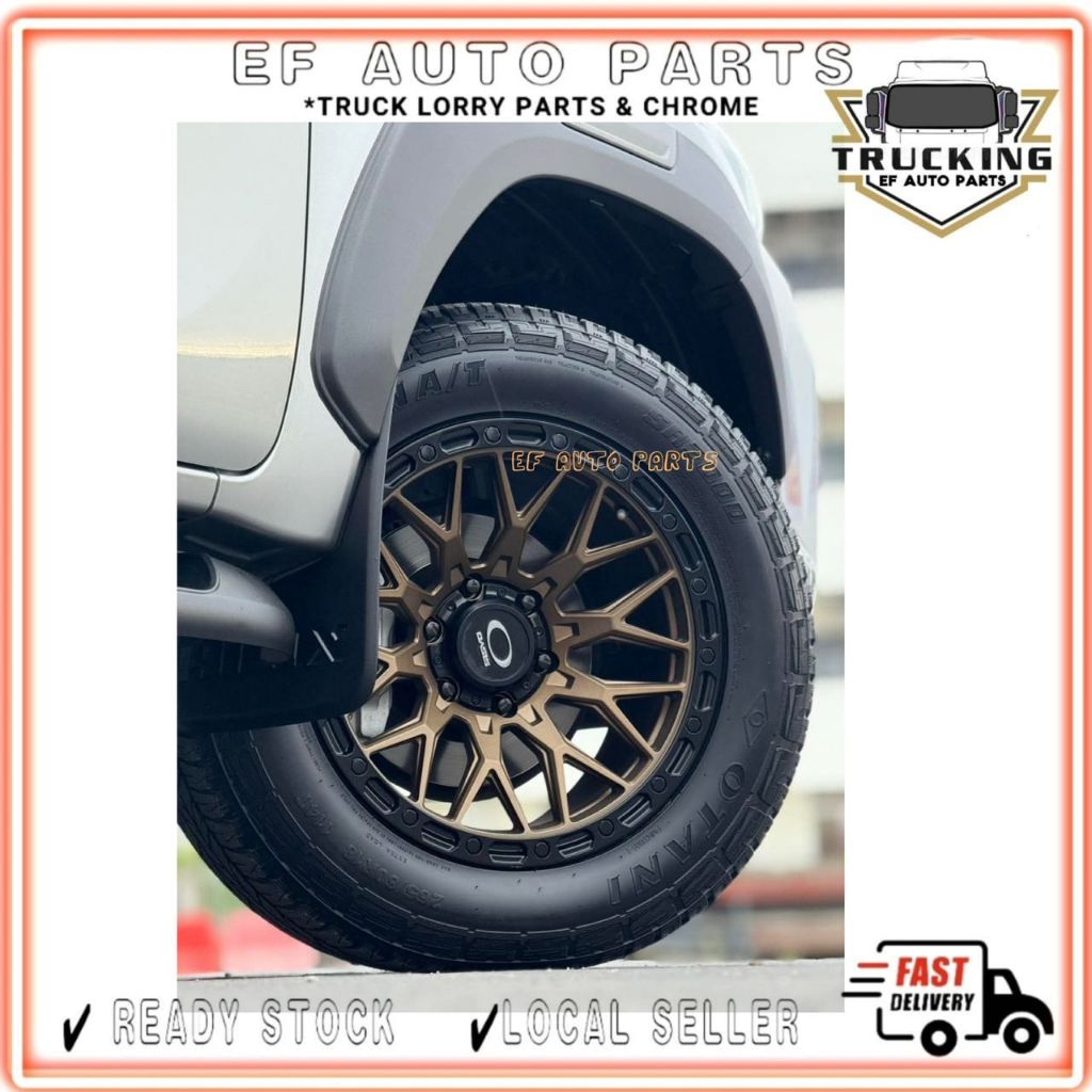 THAI ORI OASIS Wheels Sport Rim  18" 9JJ ET0 6X139.7 CURTIS 4X4 SAND BRONZE MATT BLACK OFF ROAD HILU