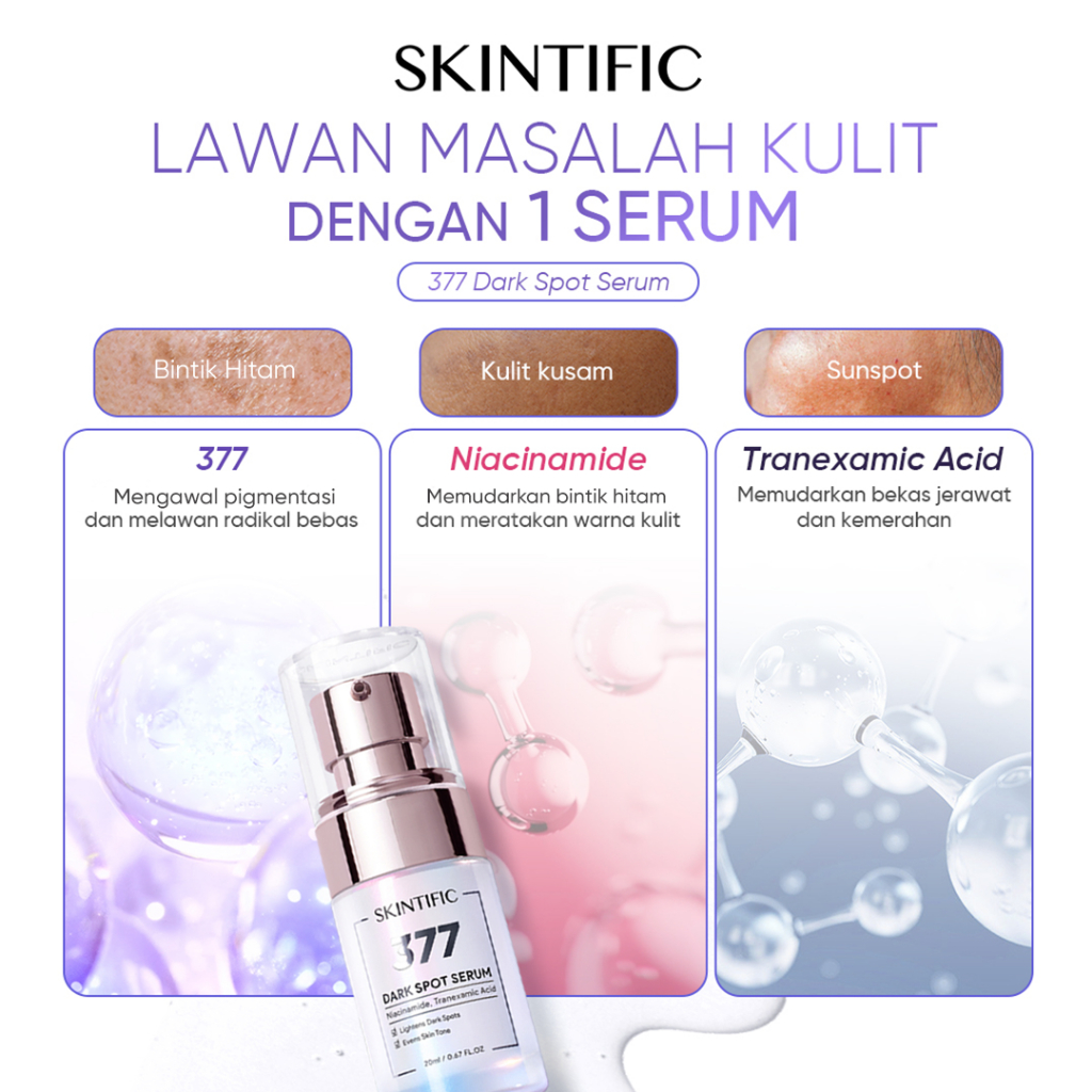 SKINTIFIC SymWhite 377 Dark Spot Serum With Niacinamide Brightening Serum Whitening Glowing For All Skins