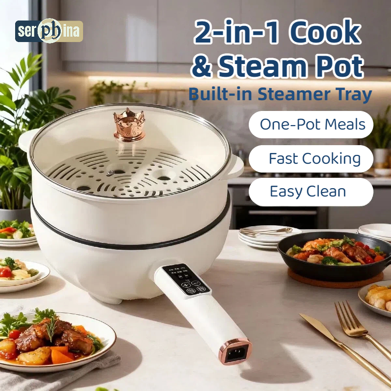 4L 1500W electric cooker multifunctional 220V 50HZ Smart electric frying pan rice cooker non-stick frying pan