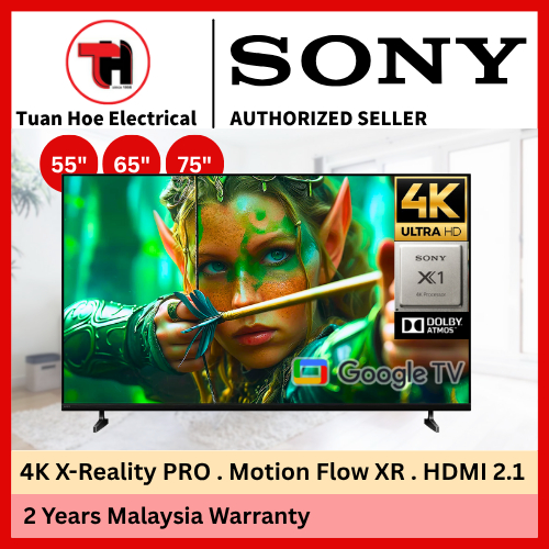 SONY K-75S20M2 K-65S20M2 K-55S20M2 75 inch 65 inch 55 inch BRAVIA II Series 4K HDR Google TV [2025 MODEL]