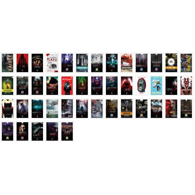 KOLEKSI NOVEL SERAM, THRILLER, JENAYAH PEMUJAAN, KLASIK, HANTU [terbitan karangkraf] PART 1