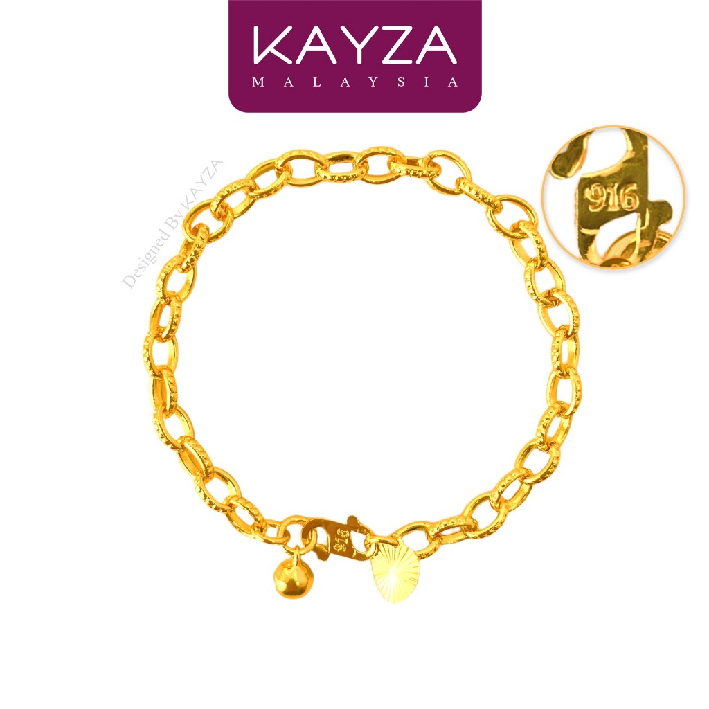 42B (8.2g) KAYZA Loop 6mm Bracelets & Bangles Handcrafted Designs in Vietnamese Emas