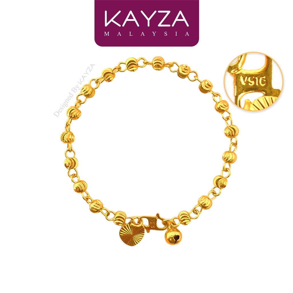 44B (7g) KAYZA Solara Twist Bracelets & Bangles Handcrafted Designs in Vietnamese Emas