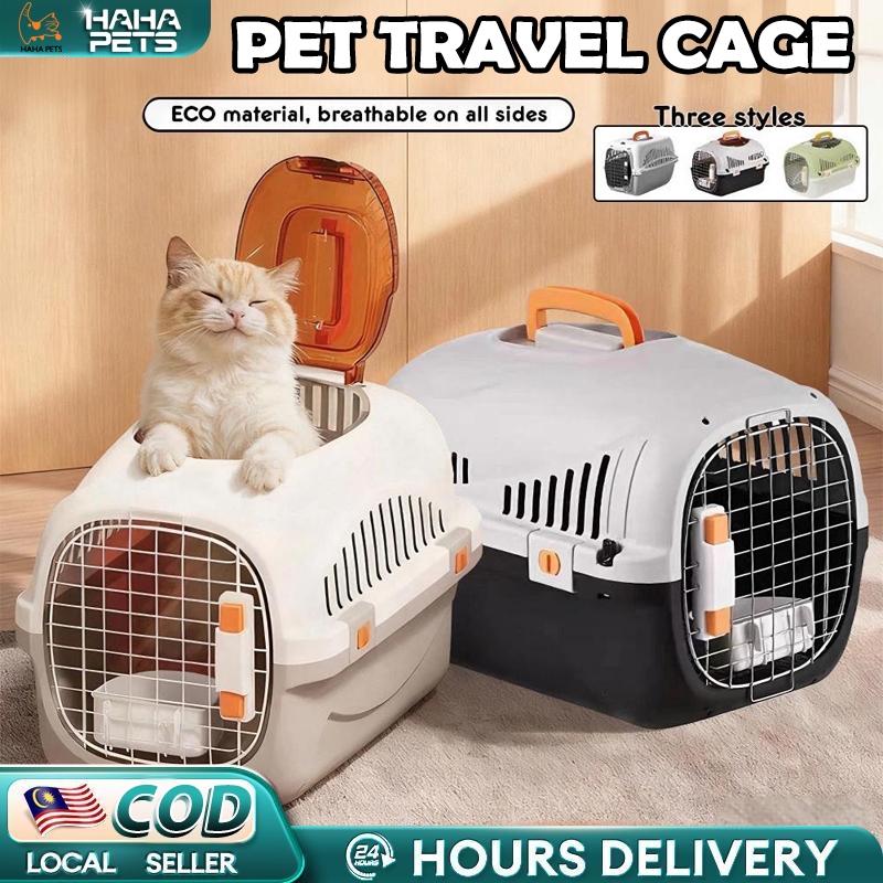 Pet travel cage Cat Carrier Luxury Sunroof Bowl Pet Carrier Portable Box pet cage for outdoor 航空箱