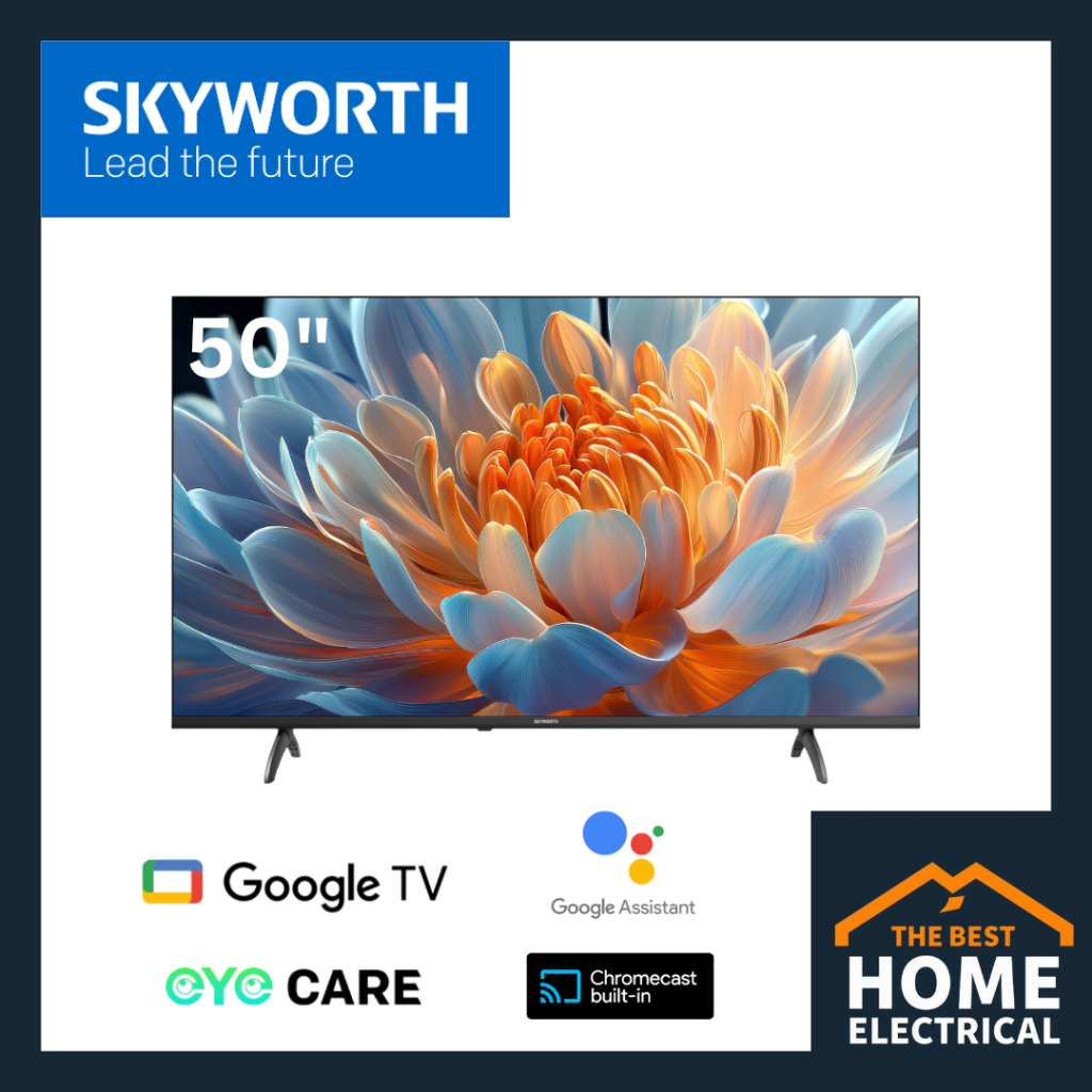 Skyworth 4K Eye Care Google TV SUE7950 Series 50" | 55" | 65"