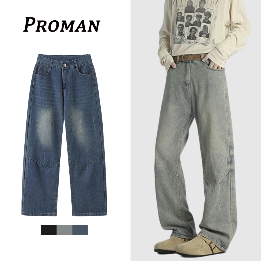【Dari Perak】ProMan Seluar jeans lelaki bergaya mewah Men's Premium Denim Jeans