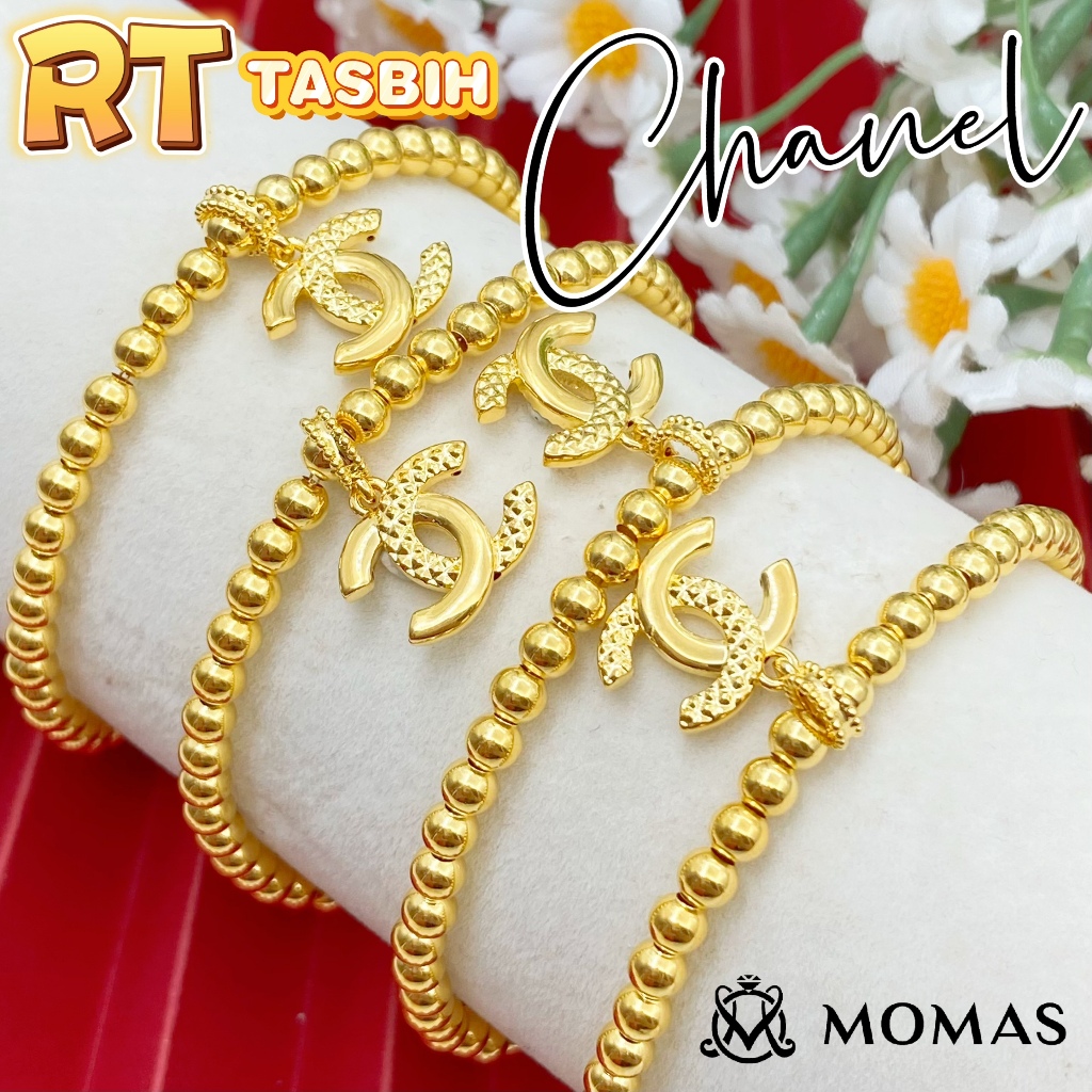 Rantai Tangan Tasbih CC Emas 916 Tulen Rantai Tangan Clover Emas 916 Rantai Tangan Emas 916 Tulen Emas 916