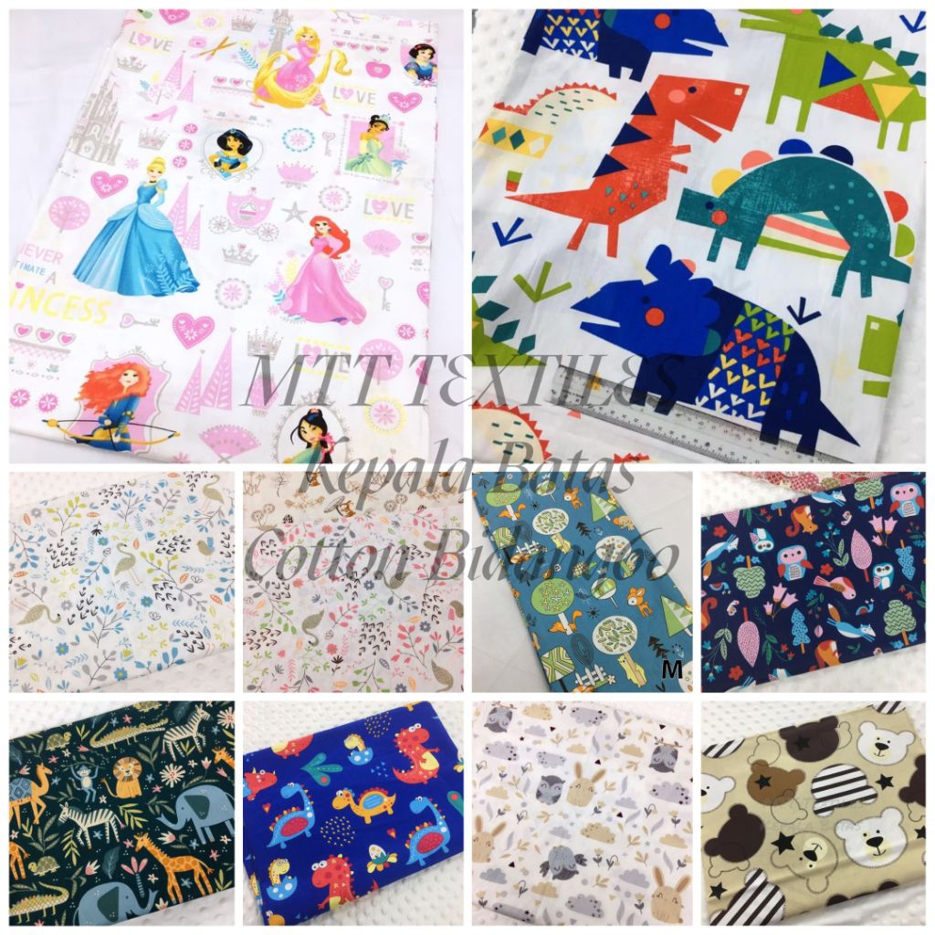 Twill Cotton 60" / Comb Cotton 60'' /Kain Cotton Bidang60'''/ *8