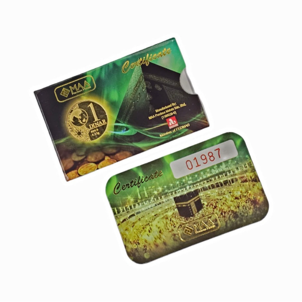 MAA Orodesign 999 1 Dinar 1/4 Dinar, 5g 1g Goldbar 999 +&hellip;