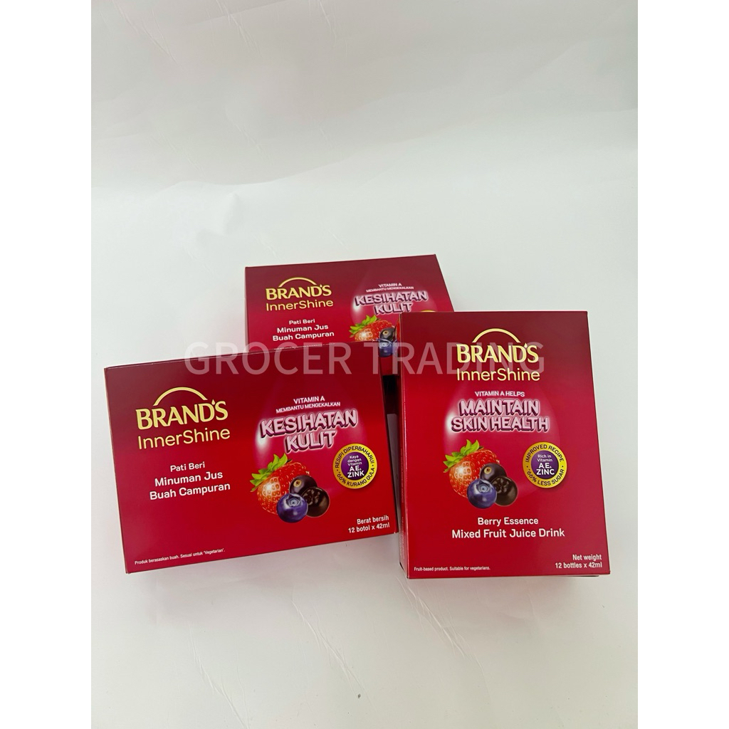 (Exp: 2027) Brand's InnerShine Pati Beri / Berry Essence 42ml x 12's