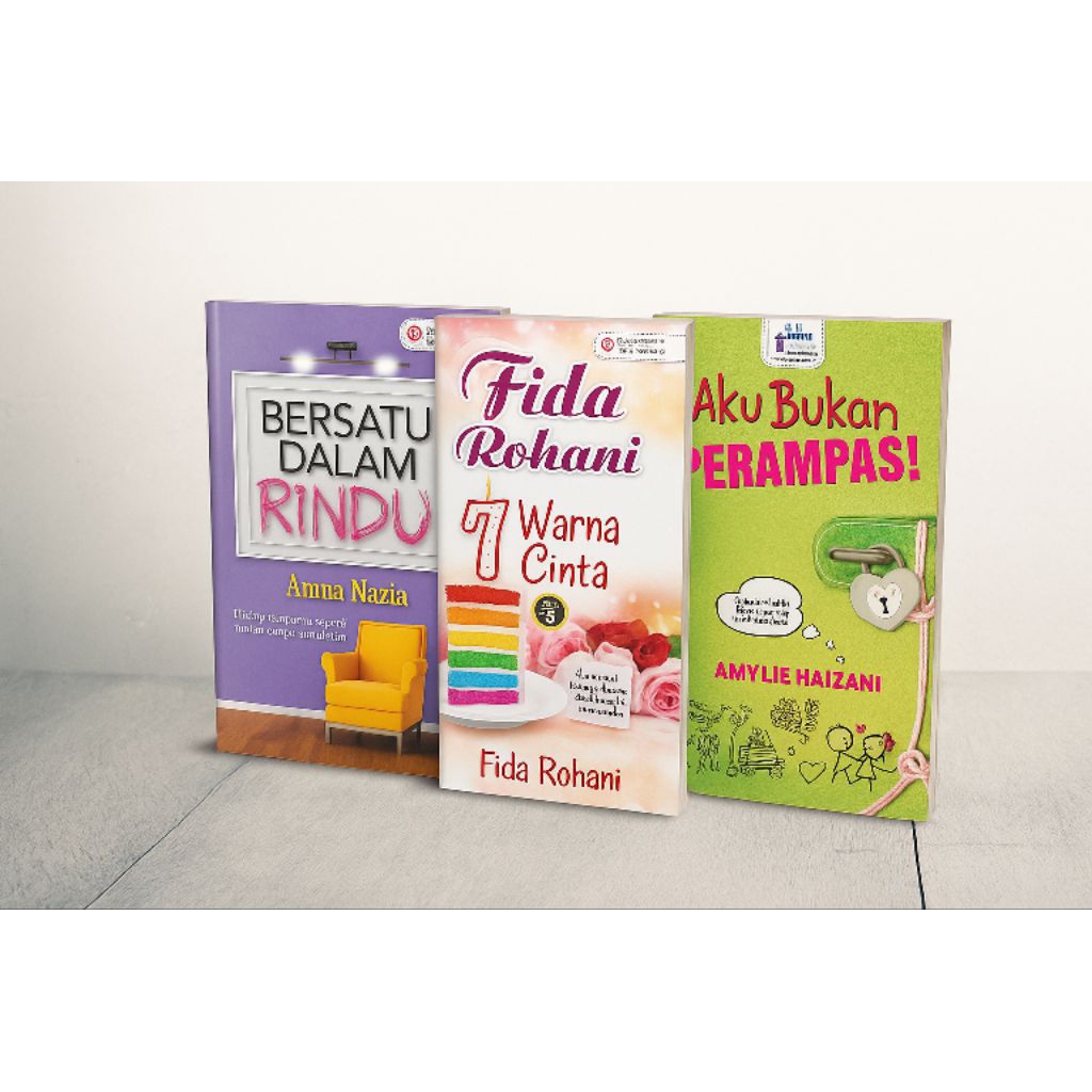 3 Biji Novel Cinta untuk bacaan semasa bosan