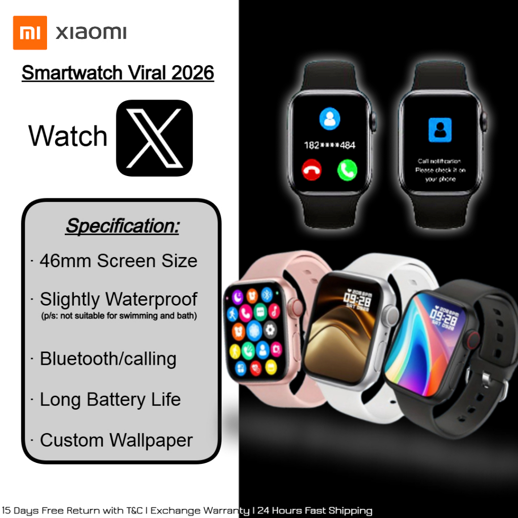 Xiaomi design Smartwatch X, Free Premium Band and Silicone Strap, with a Smartwatch that includes over 100 workout modes