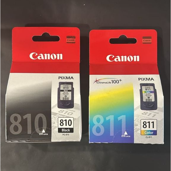 Canon Pixma Cartridge PG 810 (Black)/CL 811(Colour) 100% Original Genuine
