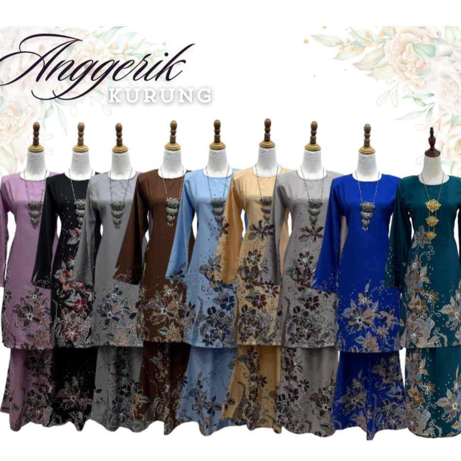 KURUNG BATIK ANGGERIK / CORAK BATIK MALAYSIA BATIK / BATIK ANGGERIK / KURUNG