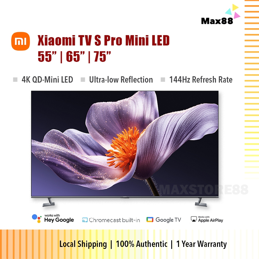 Xiaomi TV S Pro Mini LED 55/65/75 2026 | 4K Mini LED Display