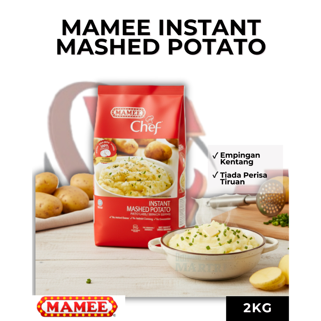 MAMEE INSTANT MASHED POTATO | EMPINGAN KENTANG | POTATO FLAKES | HALAL | 2KG