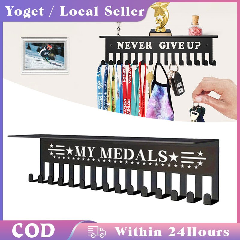 Medal Display Rack / Metal Medal Holder / Trophy Display Stand Medal Storage Hanger / Wall Mounted Medal Hook