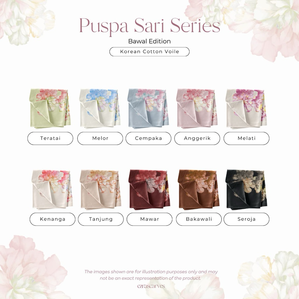 BATIK KAYANGAN |SERUMPUN SERIES| MAGICAL SERIES| BATIK SERIES EZRA SCARVES| TUDUNG BAWAL PRINTED| TUDUNG BAWAL COTTON