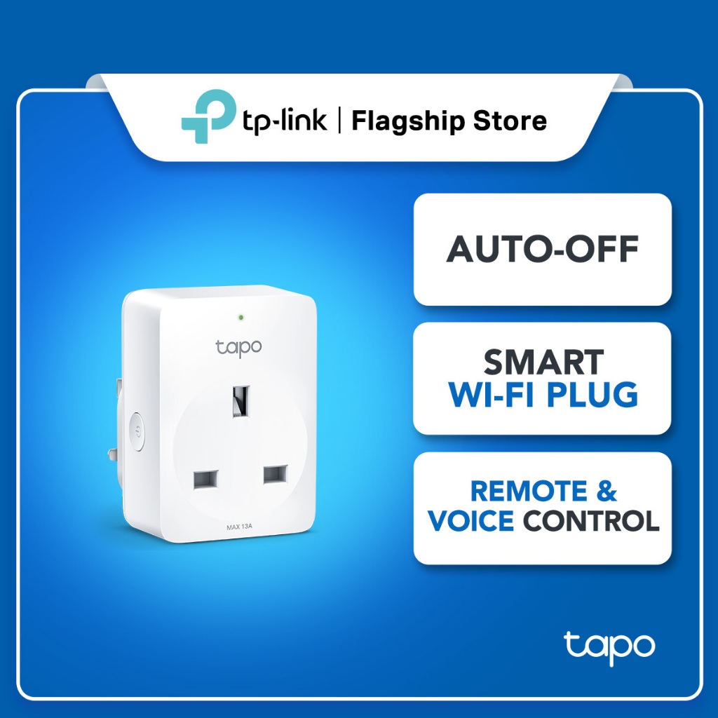 TP-Link Tapo P110 Mini Smart Wifi Socket Plug(Support Energy Monitoring, Remote/Voice control, Schedule, Google/Alexa)